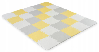 Kinderkraft LUNO MAT BIG žltá pena PUZZLE