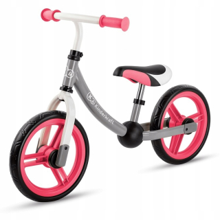 Detské odrážadlo - KinderKraft Race bicykel 2WAY NEXT FUCHSIA
