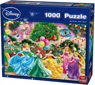 Kráľ Disney 1000 Princess Cinderella Rapun