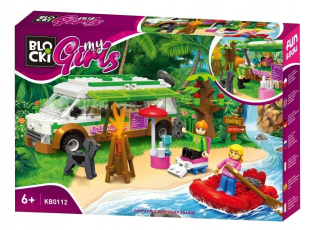 Stavebnica - Bloky. Bloky. Mygirls. Dovolenka Camper 240 ks.