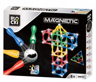 Stavebnica - Bloky Magnetic 124 el.