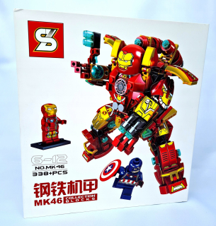 Stavebnica - Železo MAN 338 podložky Robot Avengers