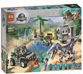Stavebnica - Vankúšiky Jurassic Park Bela Clash of Baryonyx