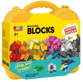 Stavebnica - Stavebné bloky set v kufri 600 blokov