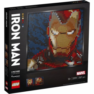 Stavebnica - LEGO Art 3119 Iron Man Marvel Studios