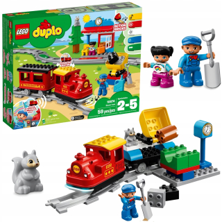 Stavebnica - Lego Duplo - Parný vlak (10874) FRONTA