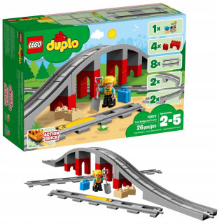 Stavebnica - Lego Duplo železničné trate a Viadukt 10872