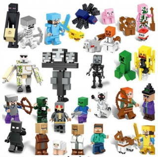 Minecraft -  Bloky MINECRAFT EDERDRAGON Sada 29 figúrok