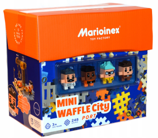 Stavebnica - Marioinex Mini Waffle City Port 248 Elem.