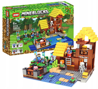Minecraft -  Minecraft bloky 21144 COUNTRY HOUSE HOUSE 510ele