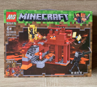 Stavebnica - Minecraft My World Klocks figúrky Kom z Lego Lava