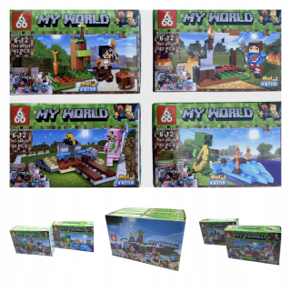 Stavebnica - MY WORD Minecraft 167 PCS CREEPER