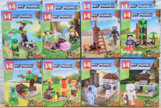 Minecraft - MY World Minecraft bloky nastaviť 8in1, 270 prvku