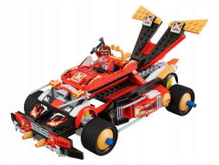 Stavebnica - Playtive Blocks ako LEGO - AUTO NINJA