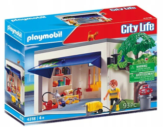 Stavebnica - Klocki Playmobil City Life Garážové 4318 93 Elements