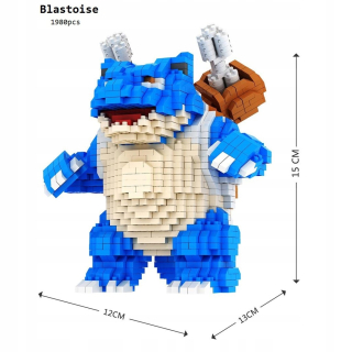 Pokemon Go Blastoise 1980 ks. 15 cm New