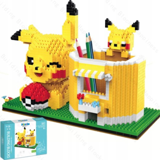 Pokémon bloky PIKACHU Pikaczu 5300el. 3D OBRÁZOK