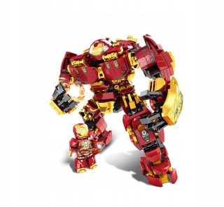 Stavebnica - Bloky robot superhrdina IRON MAN 650el