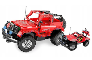 Technic bloky Jeep off-road konštrukcia