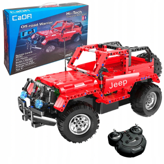 Stavebnica - Technic bloky TERENOWY JEEP 2v1 diaľkovo ovládané