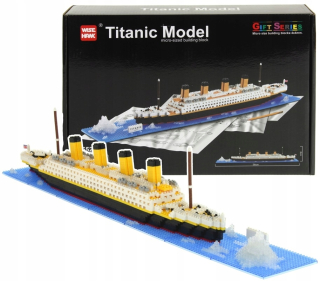 Stavebnica - Titanic bloky 3D puzzle Spataro puzzle