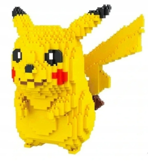 Klocki sada figúrky Pikachu Pokemon Mini Podložky