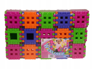 Stavebnica - Stavebné bloky WAFLE WIKUSIE 90 el. KOCKA