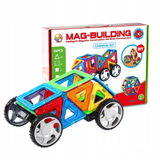 Stavebnica - Magnetické stavebné bloky 36 EL. 626