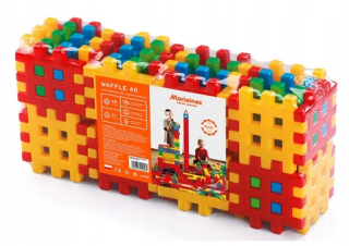 Stavebnica - CONSTRUCTION bloky oblátky Marionex 48szt + ZADARMO