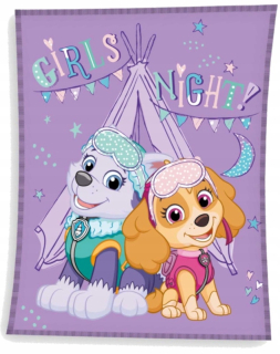 Prikrývka, prehozy na posteľ - Prikrývka 110x140 fleece prikrývka hliadka Paw Piesski