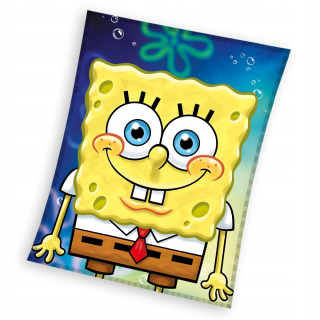 Prikrývka, prehozy na posteľ - Prikrývka 110x140 Polar SpongeBob Sponge Sponge Fairy Tale