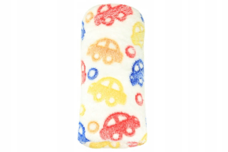 Prikrývka, prehozy na posteľ - Babyono bambus pletená prikrývka modrá 479/02