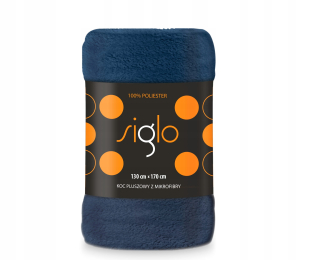 Prikrývka, prehozy na posteľ - Prikrývka prikrývka teplá prikrývka 130x170 Navy modrá