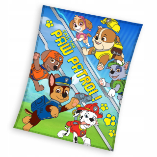 Paw Patrol - Deka fleece bedspresead 150x200 psie hliadkové psov