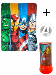 Prikrývka, prehozy na posteľ - Avengers 100x140 Detská prikrývka +projektor
