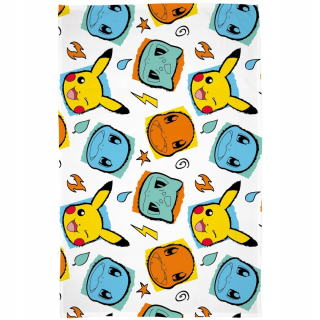 Prikrývka, prehozy na posteľ - Fleece prikrývka 100x150 Pokémon