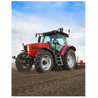 Prikrývka, prehozy na posteľ - Polárna prikrývka 120x150 Traktor