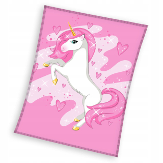 Prikrývka, prehozy na posteľ - UNICORN FLEECE DEAD 150 cm x200 cm
