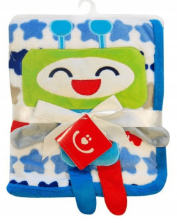 Prikrývka, prehozy na posteľ - Detská prikrývka Bobobaby 76 x 102 cm