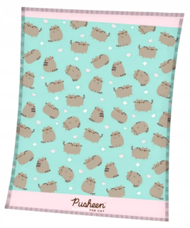 Prikrývka, prehozy na posteľ - Prikrývka prikrývky 130x170 Puseen the Cat Mint