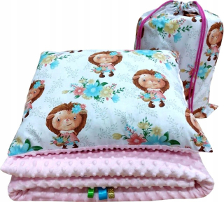 Prikrývka, prehozy na posteľ - Minky Minky predškolák 100x150 +vankúš