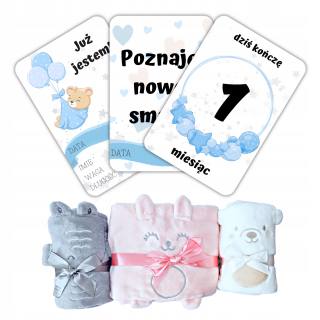 Prikrývka, prehozy na posteľ - Otvorená prikrývka bambusu pre krst 80x100 biela
