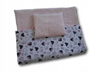 Prikrývka, prehozy na posteľ - Vankúšový vankúš, postieľka 75/100 cm
