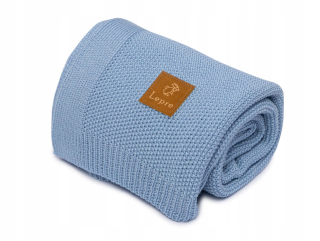 Prikrývka, prehozy na posteľ - Merino prikrývka 100%, merino vlna, modrý škriatok