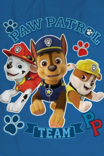 Prikrývka, prehozy na posteľ - Fleece prikrývka 100x150 Paw Patrol 0964 Plaid Children