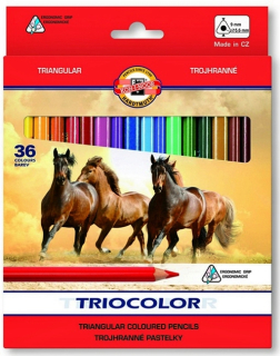 KOH-I-I-CAYONS TRIOCOLOR JUMBO 36 COL 3145
