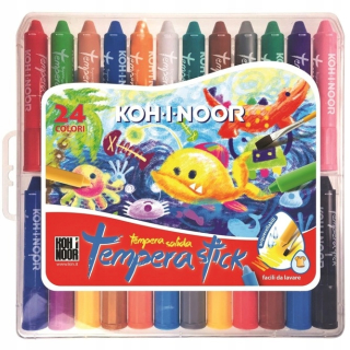 KOH-I-NOOR Teplota Stick Pencils Twisted 24 Kol