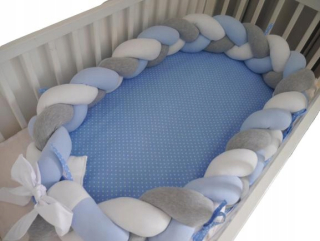 Hniezdo pre bábätko - Cocoon Playpen Baby Braid Big Big XXL