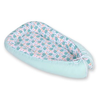 Hniezdo pre bábätko - Cocoon Best Nest Velvet Vintage Meadow La Millou