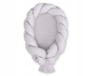 Hniezdo pre bábätko - Baby cocoon 2 in 1 šedá